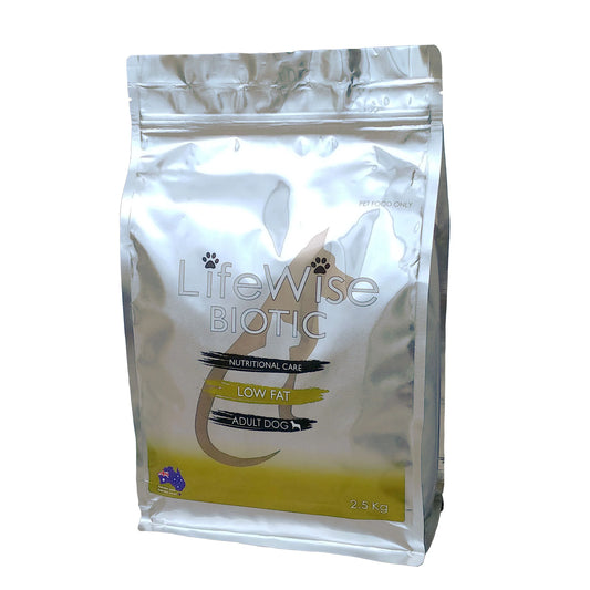 LIFEWISE BIOTIC LOW FAT WITH TURKEY OATS AND VEGE 2.5KG