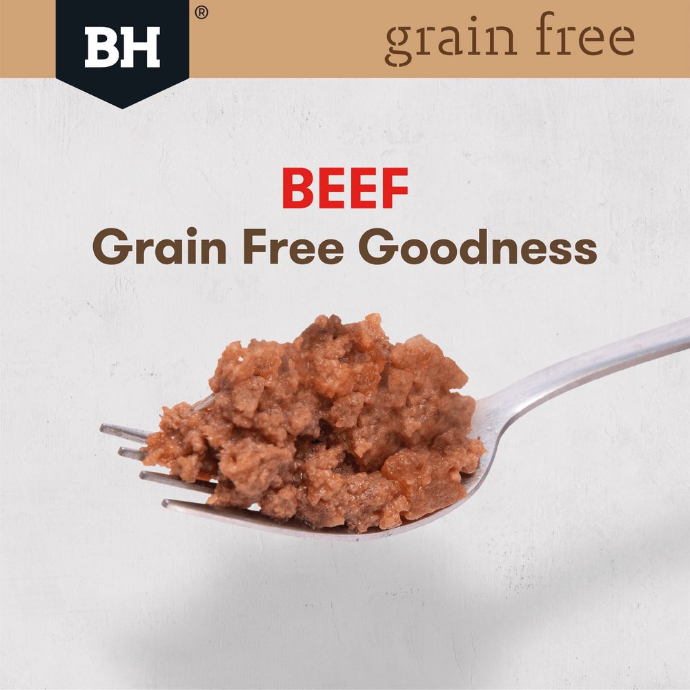 BLACK HAWK GRAIN FREE BEEF 400G (12PK)